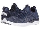 Puma Ignite Flash Evoknit (peacoat/turkish Sea/puma White) Men's Shoes