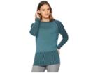 Smartwool Ripple Creek Tunic Sweater (mediterranean Green Heather) Women's Sweater