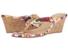 Cl By Laundry Tawny (white Rose Fabric) Women's Sandals