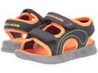 Skechers Kids C-flex Sandal River Rays (toddler) (charcoal/orange) Boys Shoes