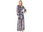 Juicy Couture Post Modern Stripe Maxi Dress (multi Post Modern) Women's Dress
