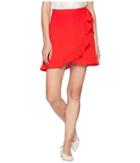 Show Me Your Mumu Roam Ruffle Skirt (tomato Red) Women's Skirt