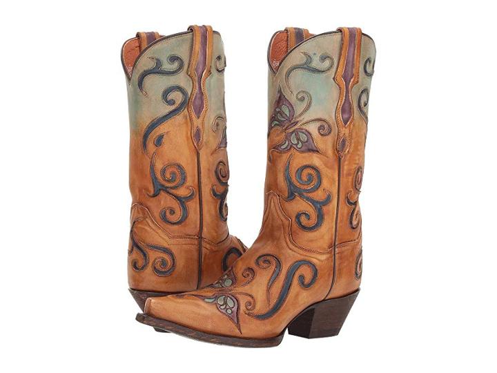 Dan Post Tyann (tan/turquoise) Cowboy Boots