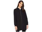 Cupcakes And Cashmere Bill Knit Bonded Jacket (black) Women's Coat
