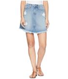 Mavi Jeans Sonia Skirt In Light Ripped Vintage (light Ripped Vintage) Women's Skirt