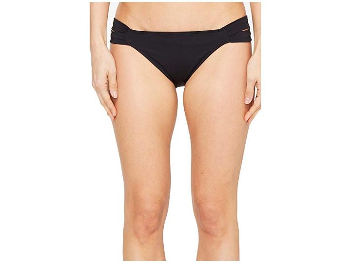 O'neill Salt Water Solids Tab Side Bottoms (black) Women's Swimwear