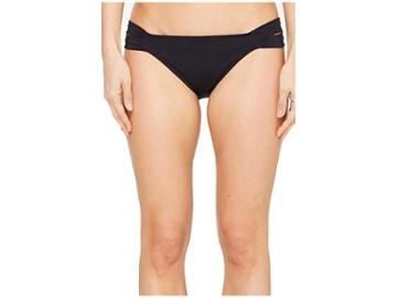 O'neill Salt Water Solids Tab Side Bottoms (black) Women's Swimwear