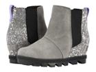 Sorel Kids Joan Of Arctictm Wedge Ii Chelsea (little Kid/big Kid) (quarry/paisley Purple) Girls Shoes