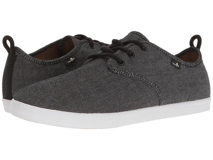 Sanuk Guide Tx (black/white) Men's Lace Up Casual Shoes