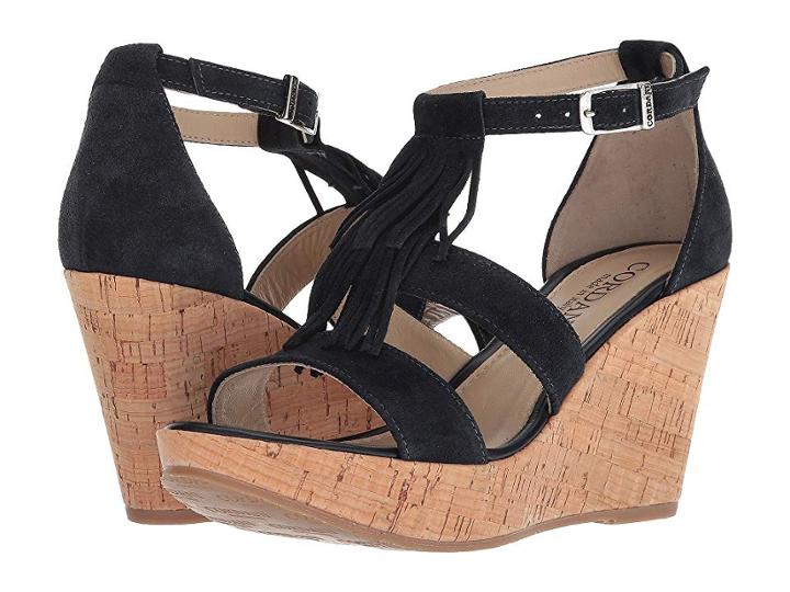 Cordani Rooney (navy Suede) Women's Wedge Shoes