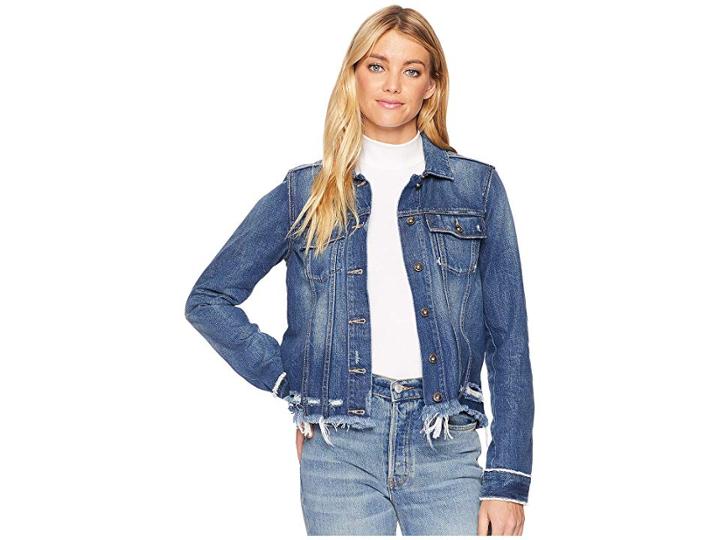 Paige Rowan Jacket With Destructed Hem In Zoella (zoella) Women's Coat