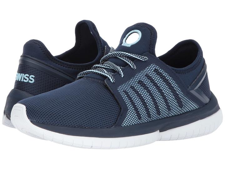 K-swiss Tubes Millennia Cmf (black Iris/blue Glow) Men's Tennis Shoes