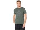 Reebok Elements Marble Melange Tee (chalk Green) Men's T Shirt