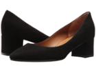 Aquatalia Pheobe (black Suede) Women's 1-2 Inch Heel Shoes