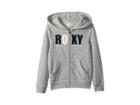 Roxy Kids Girl Plans Bold Distress Fleece (big Kids) (heritage Heather) Girl's Sweatshirt