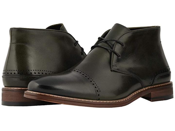 Stacy Adams Ashby Cap Toe Chukka Boot (cargo Green) Men's Shoes