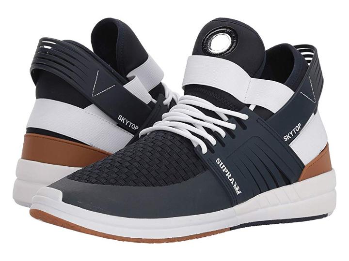 Supra Skytop V (navy/white/white) Men's Skate Shoes