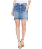 7 For All Mankind Pencil Skirt W/ Step Hem In Vintage Air Classic (vintage Air Classic) Women's Skirt