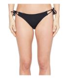 Echo Design Solid String Bikini Bottom (black) Women's Swimwear