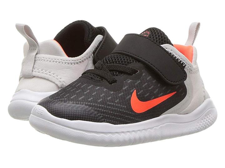 Nike Kids Free Rn 2018 (infant/toddler) (black/total Crimson/vast Grey/white/anthracite) Boys Shoes