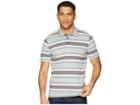 Toad&co Blackjack Polo (smoke Stripe) Men's Clothing