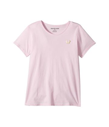 True Religion Kids Gold Buddha Tee Shirt (big Kids) (shadow Pink) Girl's T Shirt