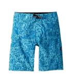 Volcom Kids Logo Plasm Mod Boardshorts (big Kids) (bright Turquoise) Boy's Swimwear