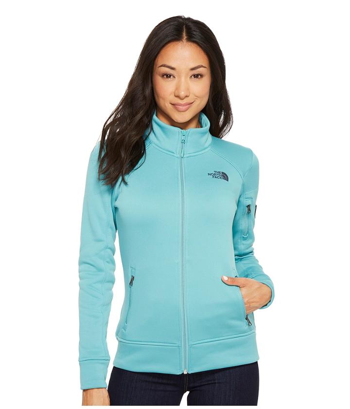 The North Face Amazie Mays Full Zip 2.0 (bristol Blue/urban Navy) Women's Sweatshirt