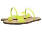 Steve Madden Dasha Flat Sandal (yellow) Women's Sandals