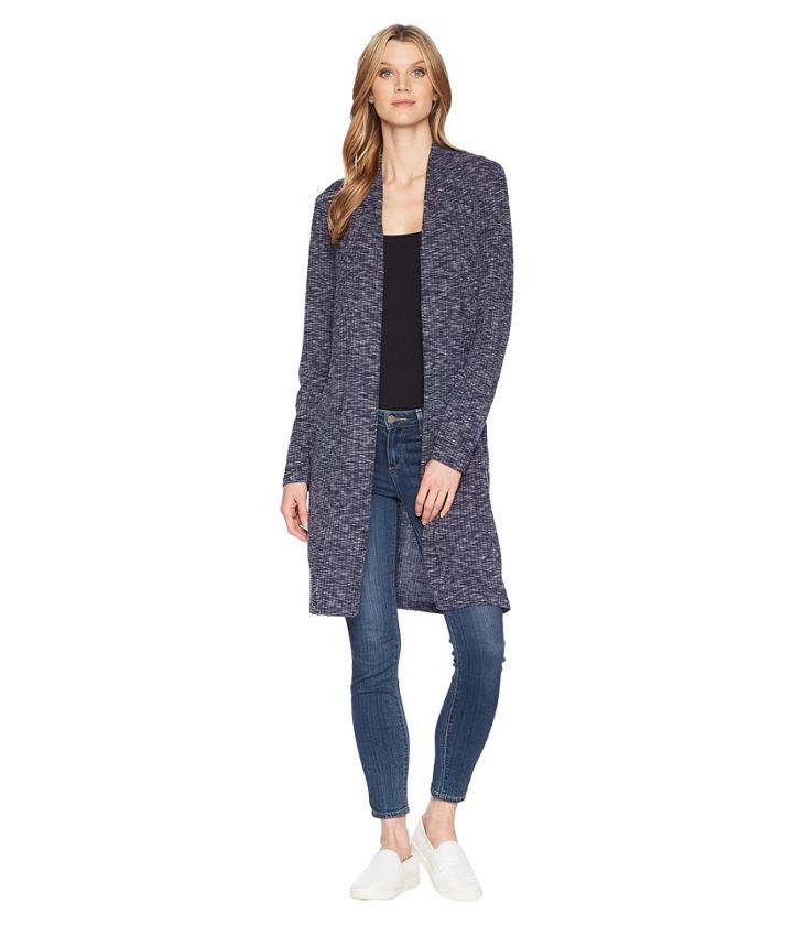 B Collection By Bobeau Jay Knit Duster (navy) Women's Clothing