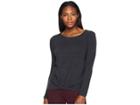 Prana Frosene Top (charcoal) Women's Long Sleeve Pullover