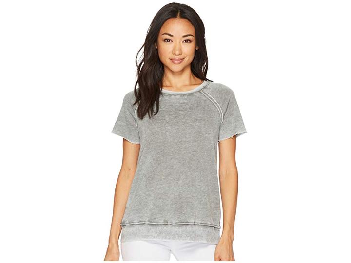 Allen Allen Short Sleeve Raglan Crew (cilantro) Women's Short Sleeve Pullover