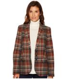 Pendleton Eaton Plaid Blazer (brown Iconic Plaid) Women's Jacket