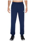 Adidas Essentials 3s Tapered Tricot Pants (collegiate Navy/white) Men's Casual Pants