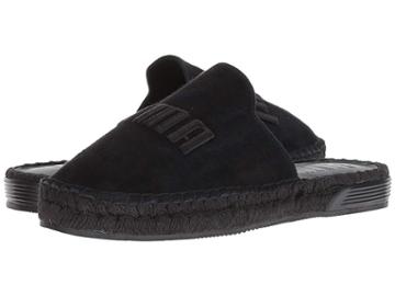 Puma Puma X Fenty By Rihanna Espadrille (puma Black/puma Black/puma Black) Women's Flat Shoes