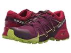 Salomon Speedcross Vario 2 (dark Purple/cerise/acid Lime) Women's Shoes