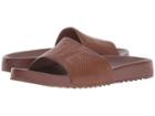 Frye Lola Perf Logo Slide (cognac) Women's Sandals