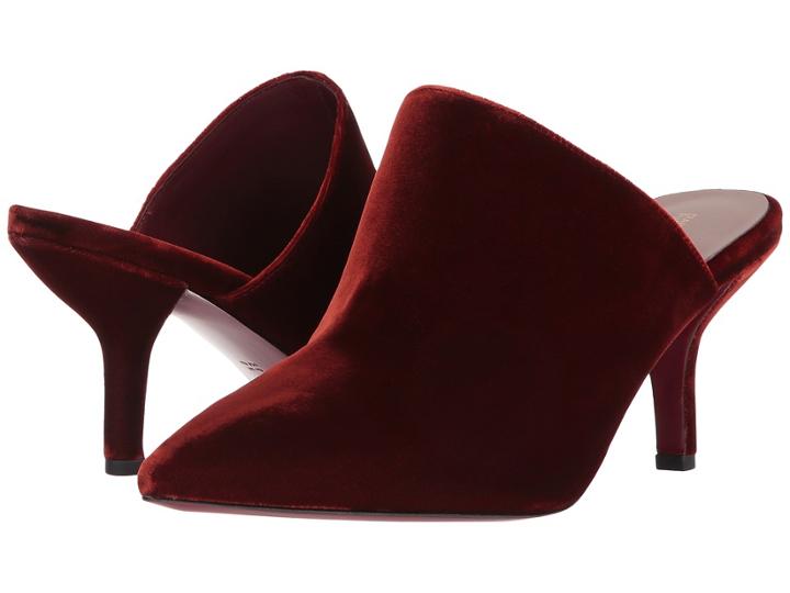 Diane Von Furstenberg Mikaila (deep Fig Velvet) Women's Shoes