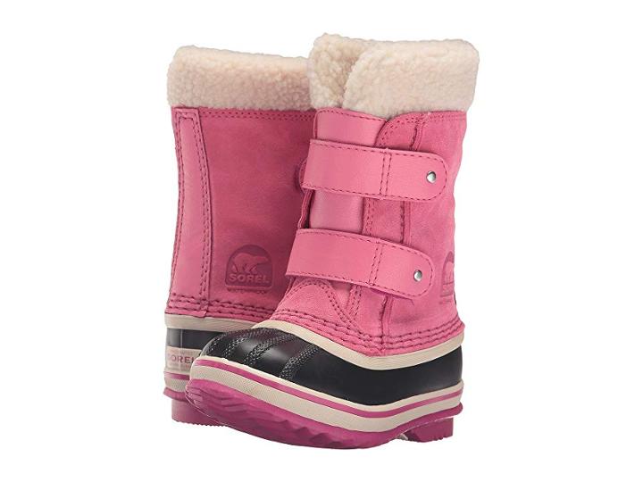Sorel Kids 1964 Pac Strap (toddler/little Kid) (tropic Pink) Girls Shoes