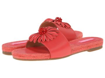 Isaac Mizrahi New York Magnolia (coral) Women's Slide Shoes