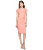 Nicole Miller Linen Beckett Dress (petal Pink) Women's Dress