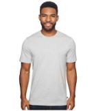 Toad&co Tempo Short Sleeve Slim Crew (heather Grey) Men's Clothing