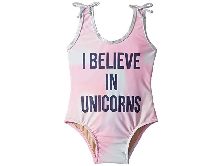 Shade Critters I Believe In Unicorns One-piece (infant/toddler) (pink) Girl's Swimsuits One Piece