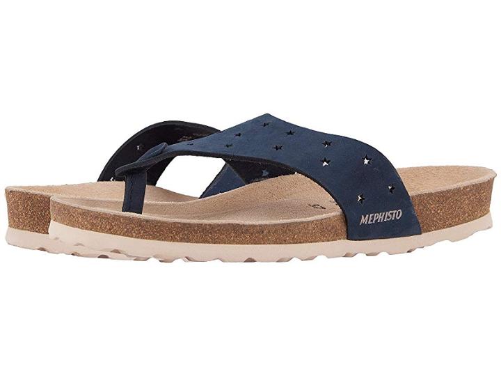 Mephisto Nikie Star (navy Nubuck) Women's  Shoes