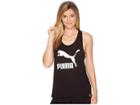 Puma Classics Logo Tank Top (puma Black) Women's Sleeveless