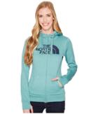 The North Face Fave 1/2 Dome Full Zip 2.0 (bristol Blue Heather/urban Navy) Women's Sweatshirt
