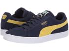 Puma Suede Classic (peacoat/blazing Yellow) Athletic Shoes