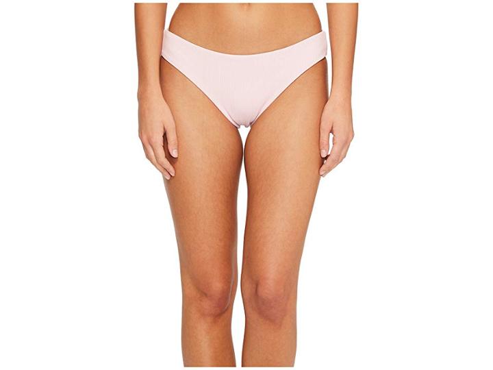 Splendid Color Block Retro Bikini Bottom (blush) Women's Swimwear