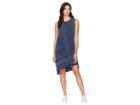 Dylan By True Grit Washed Indigo Knit Ruffle Tank Dress (indigo) Women's Dress