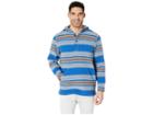Pendleton Serape Stripe Popover Hoodie (ocean Stripe) Men's Sweatshirt